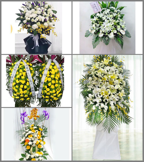 河南周口淮阳县豆门乡白事花篮预定